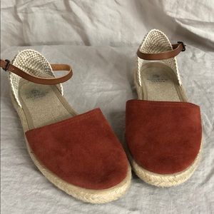 Hudson London Shoes burnt orange espadrilles 39